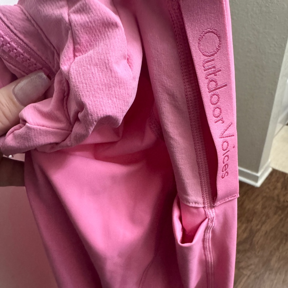 Disney Minnie Outdoor Voices Bright Pink Leggings - Picture 6 of 8
